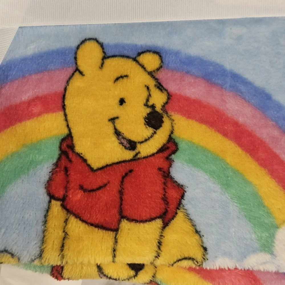 Disney Winnie the Pooh‎ bear Plush Throw Blanket & pillow set 40 × 50